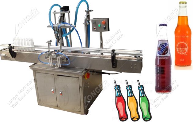 Semi Automatic Glass Bottle Soda Filling Machine For Sale