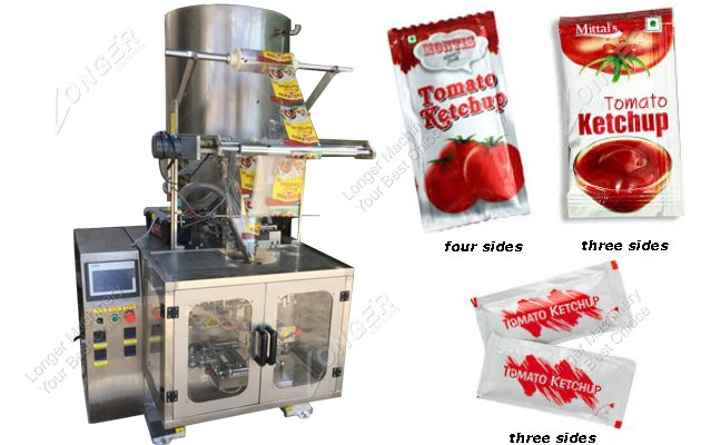 Auto Tomato Ketchup Sachet Packing Machine For Sale
