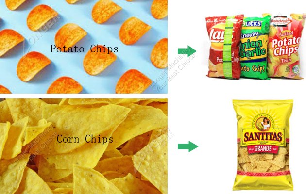 Potato Chips Packing