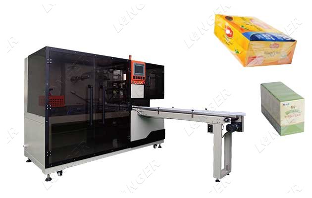 Automatic Cellophane Wrapping Machine for Tea Box