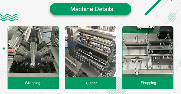 Dvd cellophane wrapping machine details