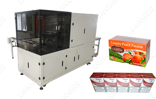 tobacco pack wrapping machine