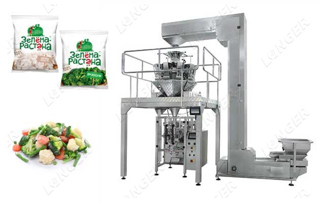 vegetable weighing and packing machine