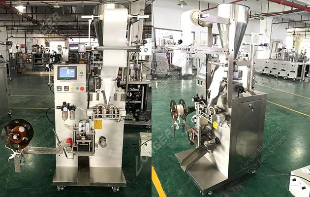 Sold Round Tea Bag Packing Machine To Rwanda