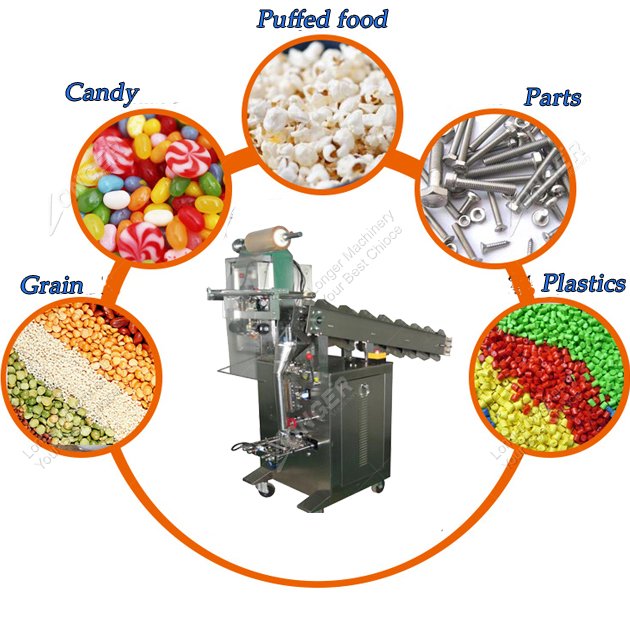 Puffed food packing machine