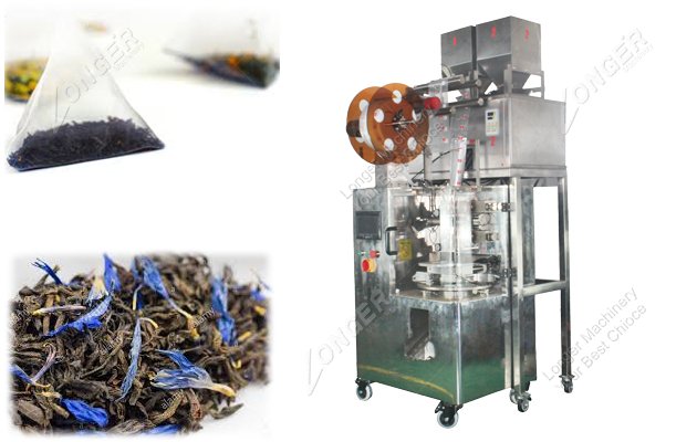 Triangle Earl Grey Tea Bag Packing Machine