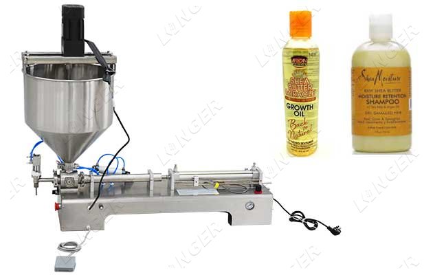 benchtop piston filling machine for viscous liquids