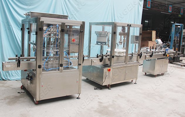 Liquid filling machine factory