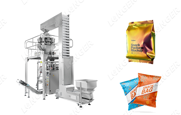 automatic snacks packing machine