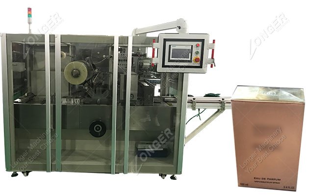 perfume box cellophane wrapping machine